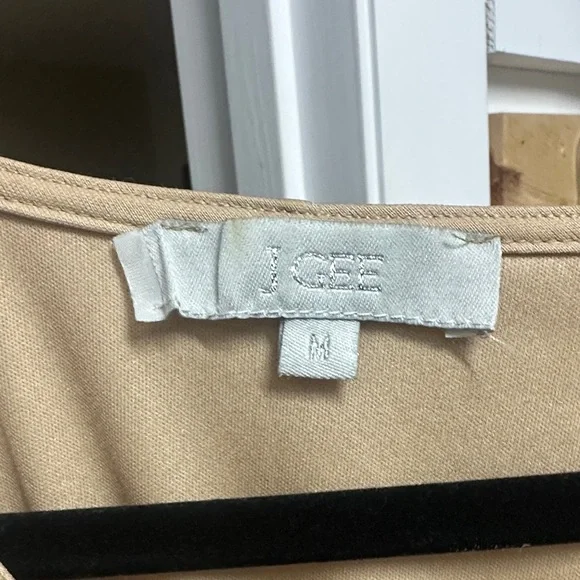 Beige Crochet Detail Dress - Picture 2 of 7